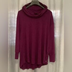 Women's Plum Cowl Neck Sweater by Jane + Delancey.